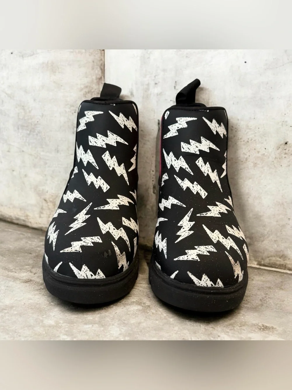 Native Kensington Treklite - Black Pink Girls Rain Boots Size C11